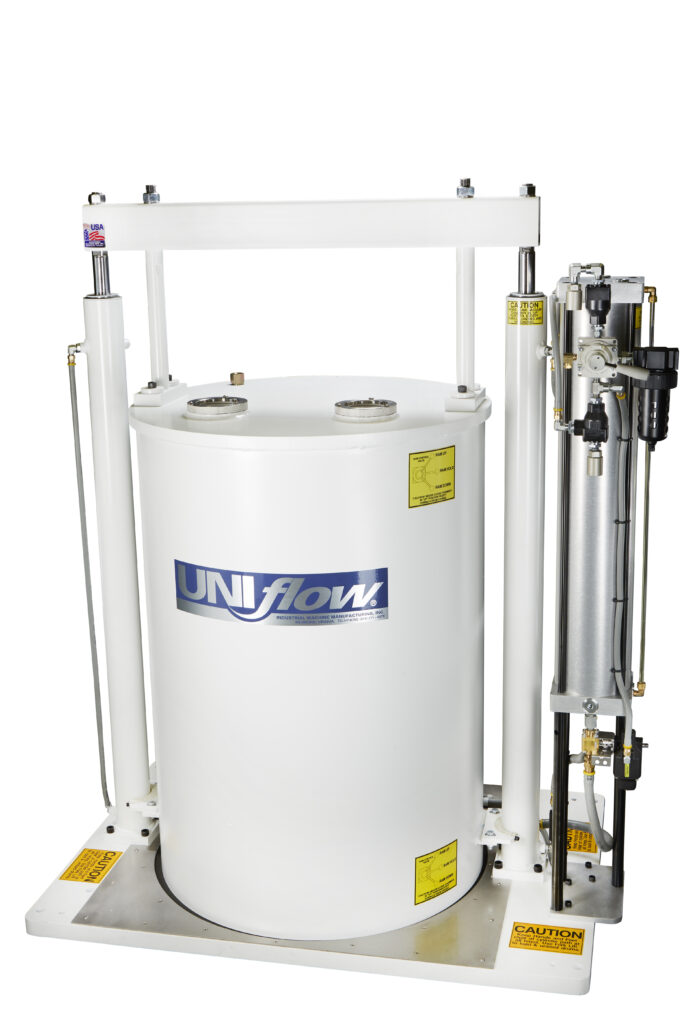 Vacuum Degassing Chamber UNIFLOW Hot Melt Drum Unloaders