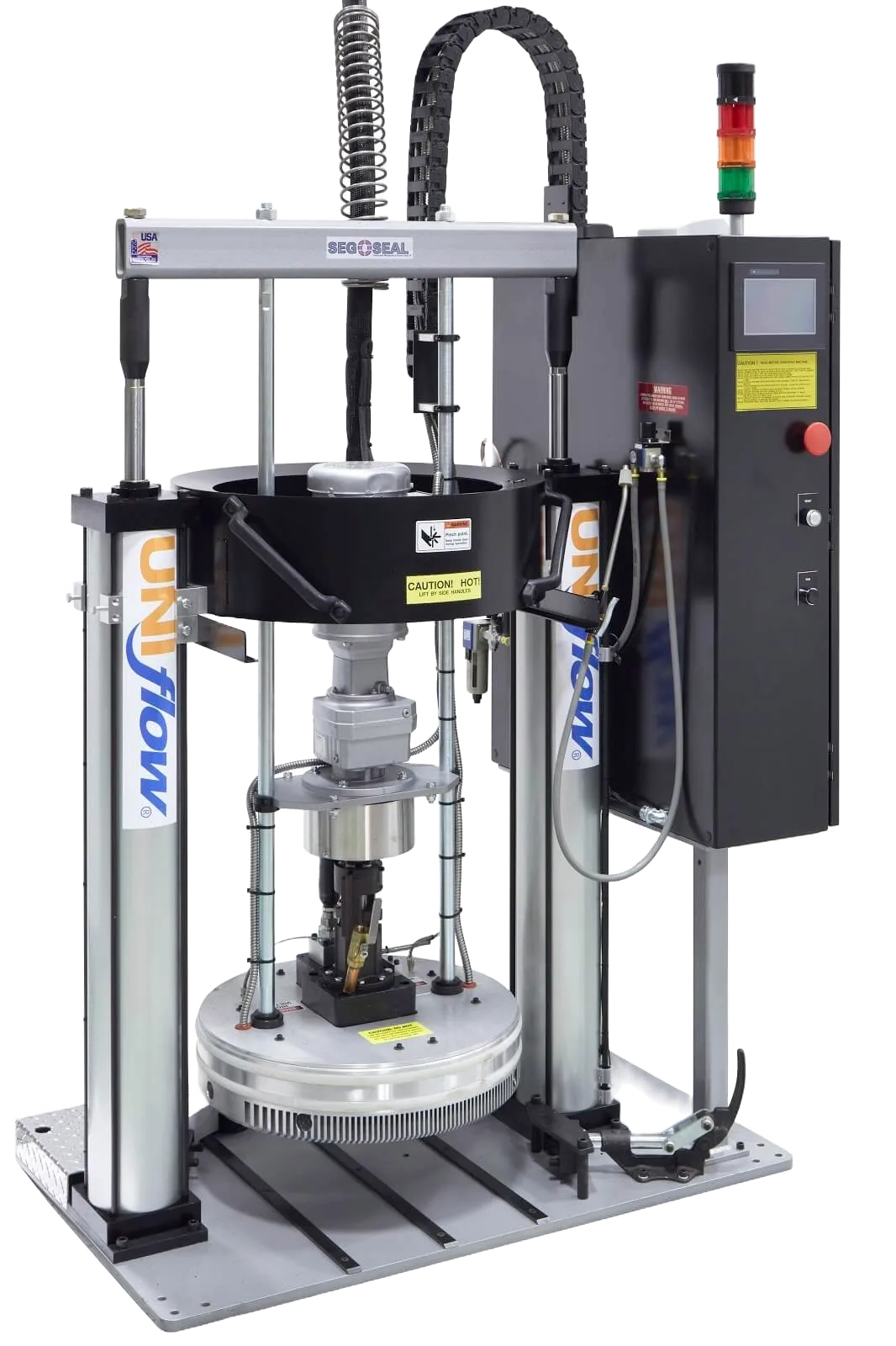UNIFLOW 4230 – Signature Hot Melt Drum Unloader & Adhesive Dispensing System UNIFLOW 4230 - Signature Hot Melt Drum Unloader & Adhesive Dispensing System